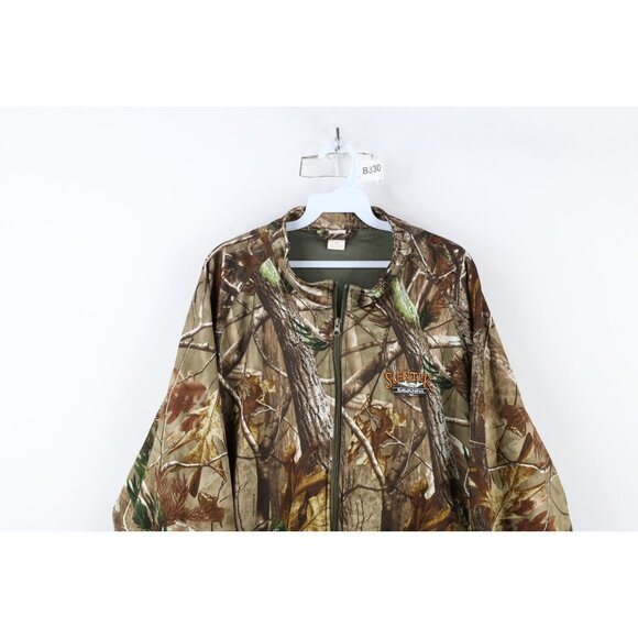 Vintage Scentlok Mens Size 2XL XXL Realtree Camouflage Hunting Full Zip Jacket - Picture 2 of 14